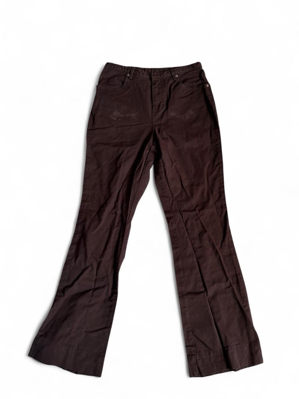 Danier Chocolate Brown Flare Trousers